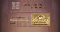 Desktop Screenshot of kinnorclassics.com