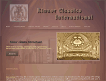 Tablet Screenshot of kinnorclassics.com